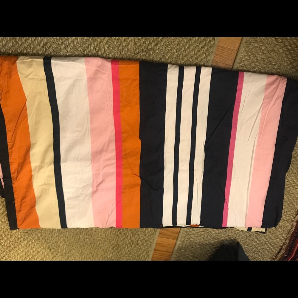 kate spade Multicolor Striped Duvet Cover